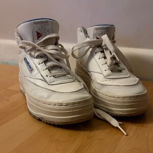 Reebok Women's Cream High-Top Sneakers